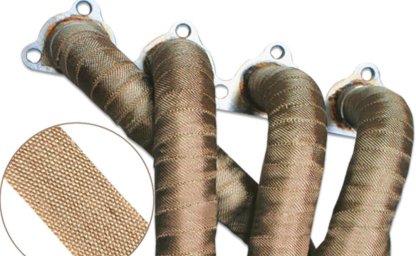 Exhaust heat tapes for protection and performance