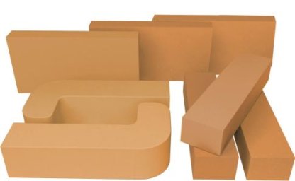 Dekorative Verwendung von Ziegeln in Kaminen