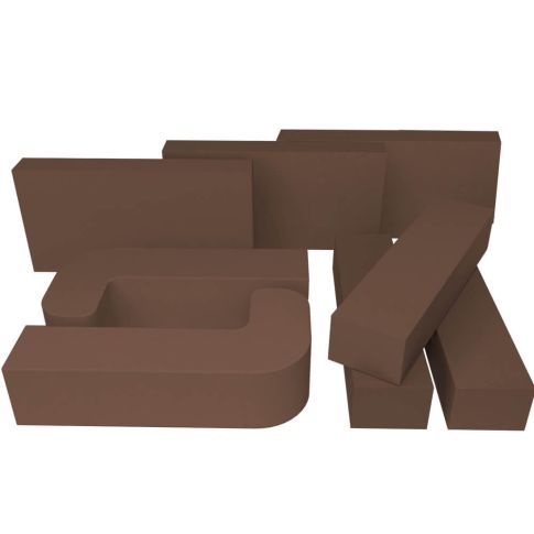 fireclay brick for fireplaces